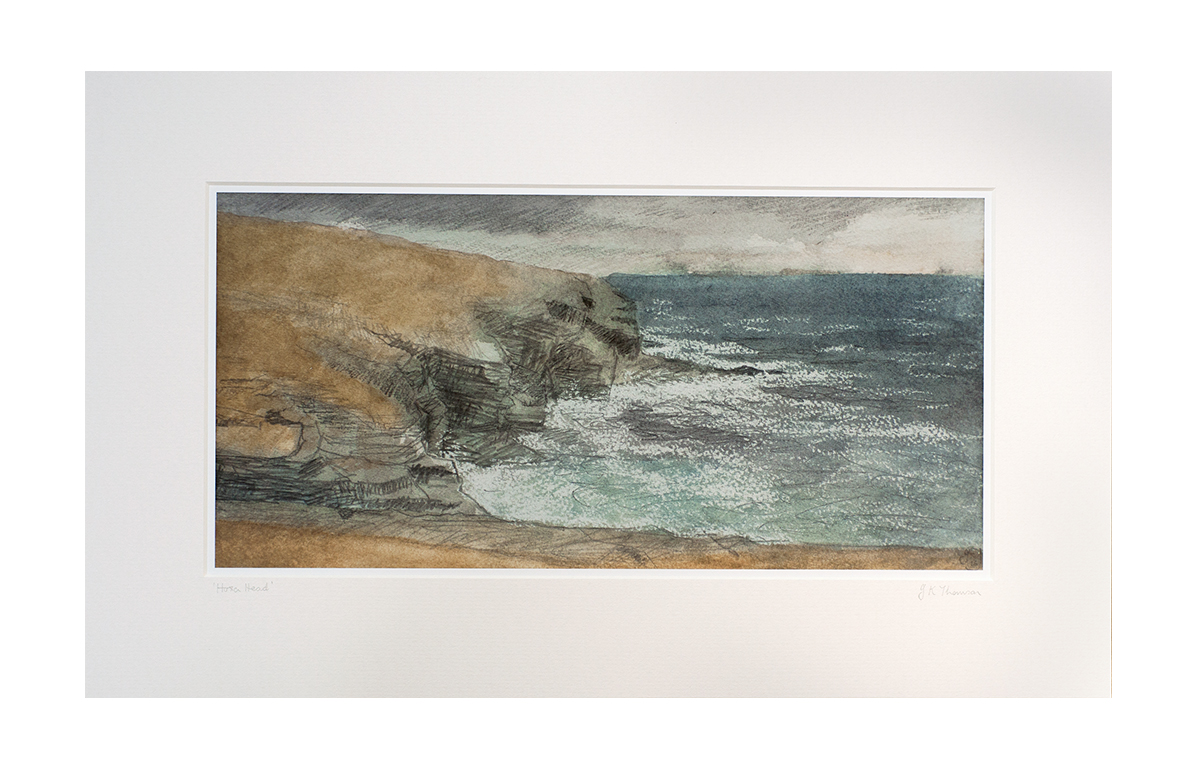 Prints of art works by Jo Thomson, Hoxa Tapestry Gallery, Orkney